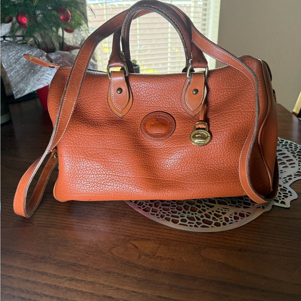 Vintage Dooney & Bourke Orange Leather bag